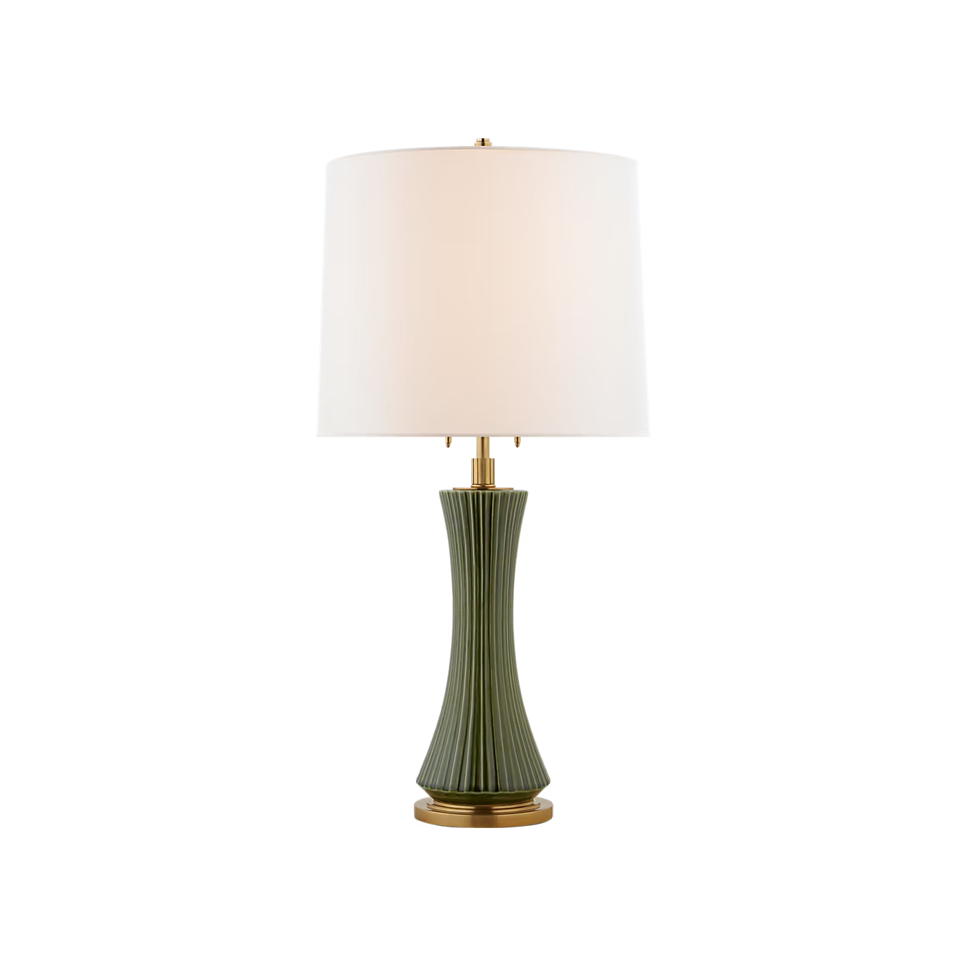 Elena Large Table Lamp - Emerald Green