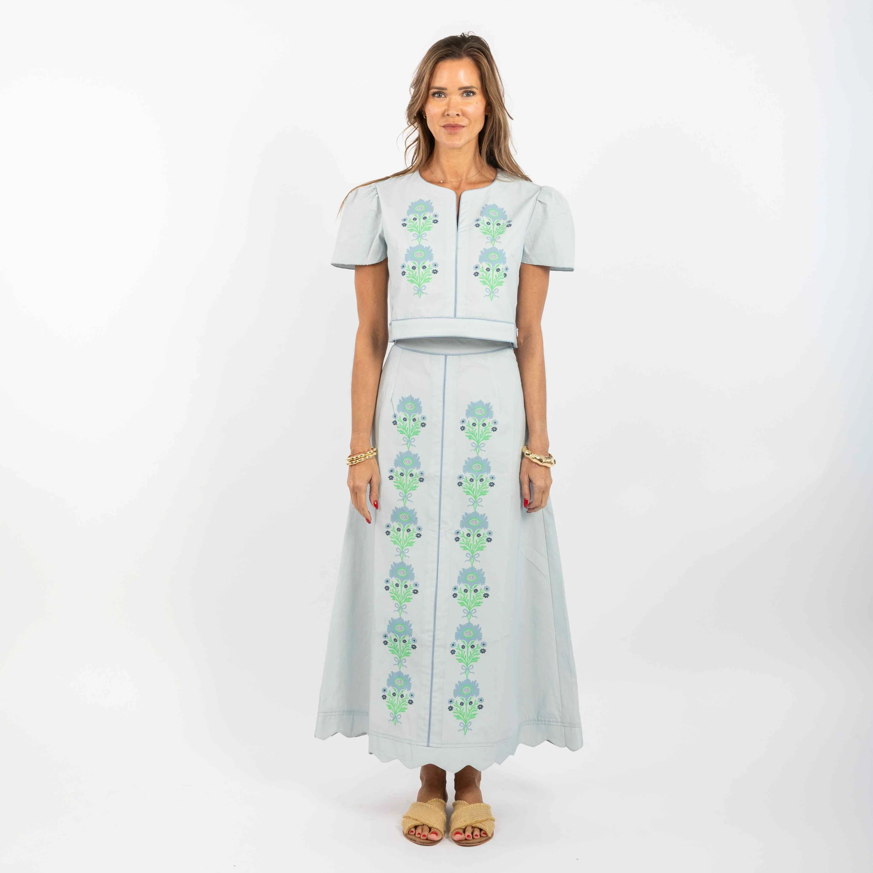 Emmy Set - Blue Mini Henrietta