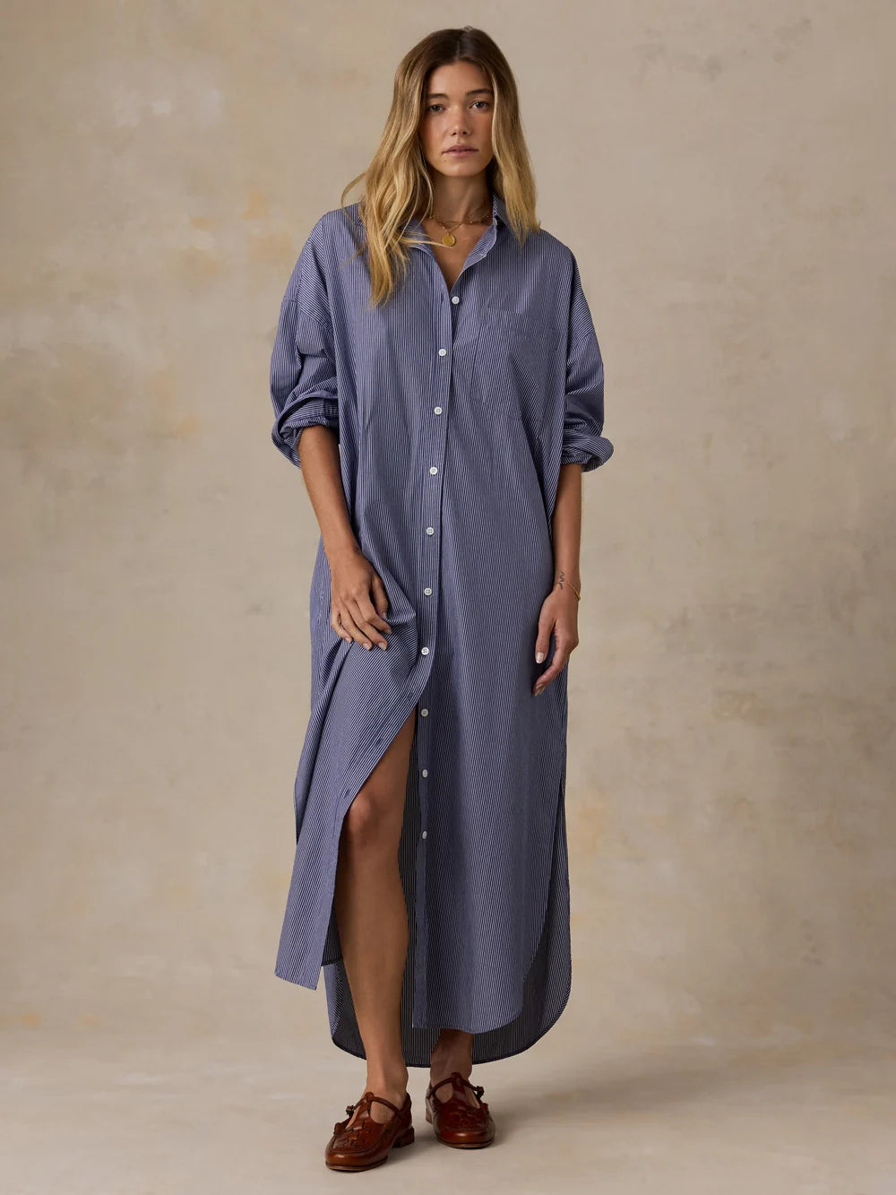 Coastal Poplin Rio Shirtdress