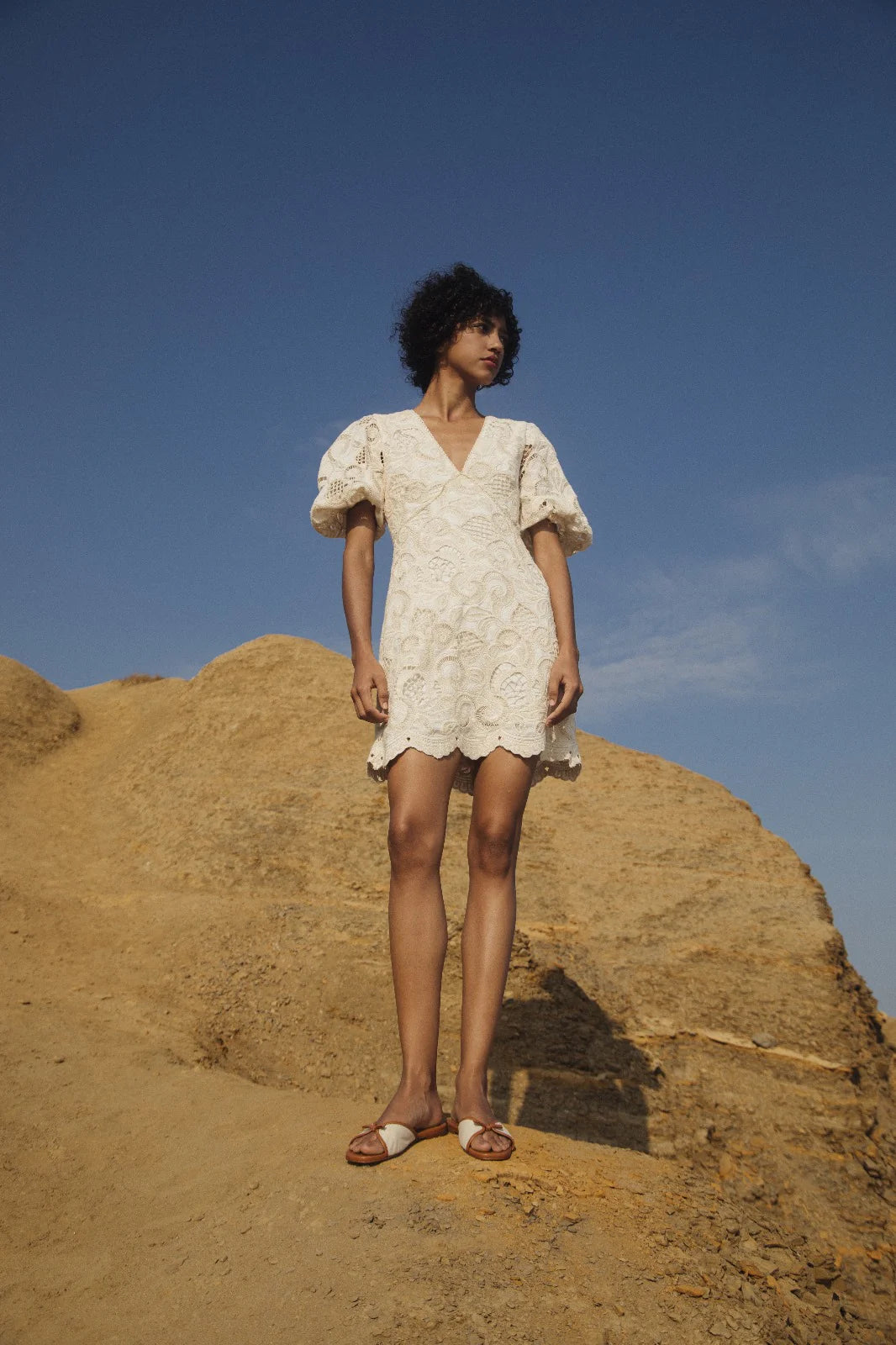 Gianna Sandal in Brandy