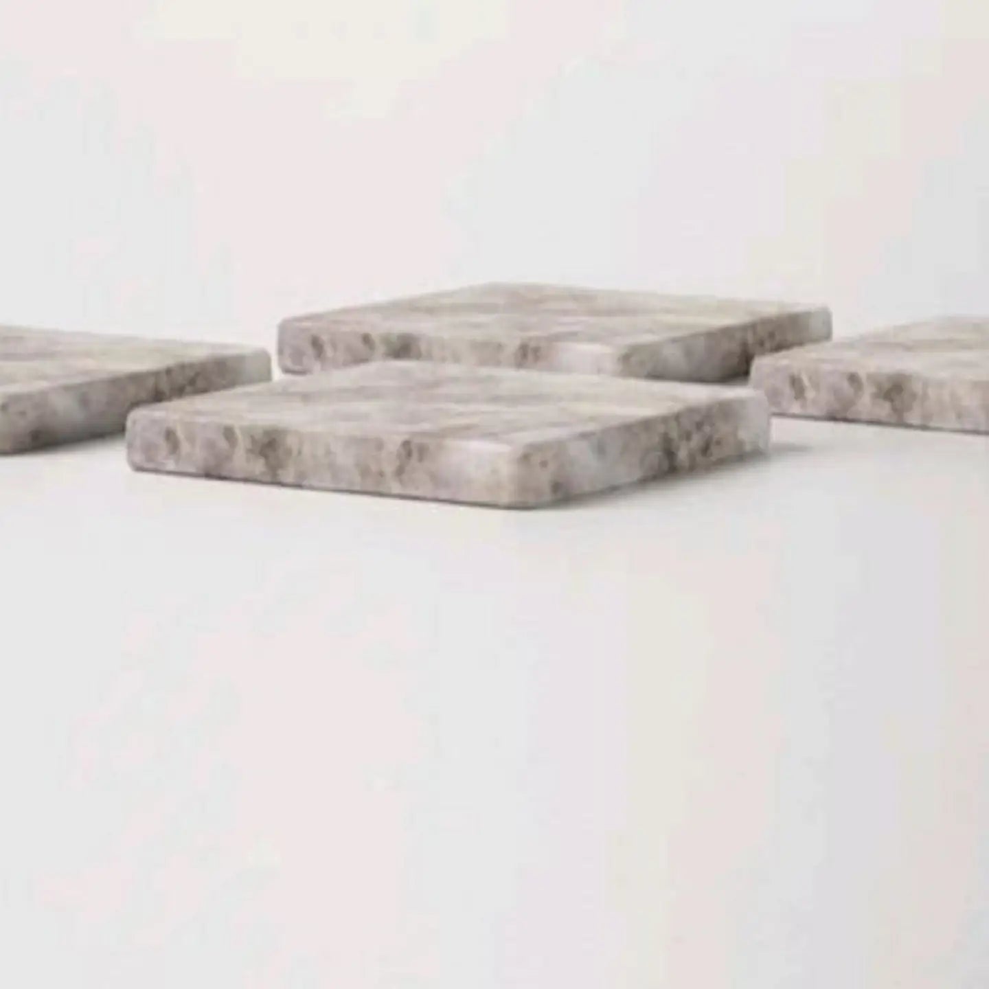 Brown Galaxy Marble Square Coasters