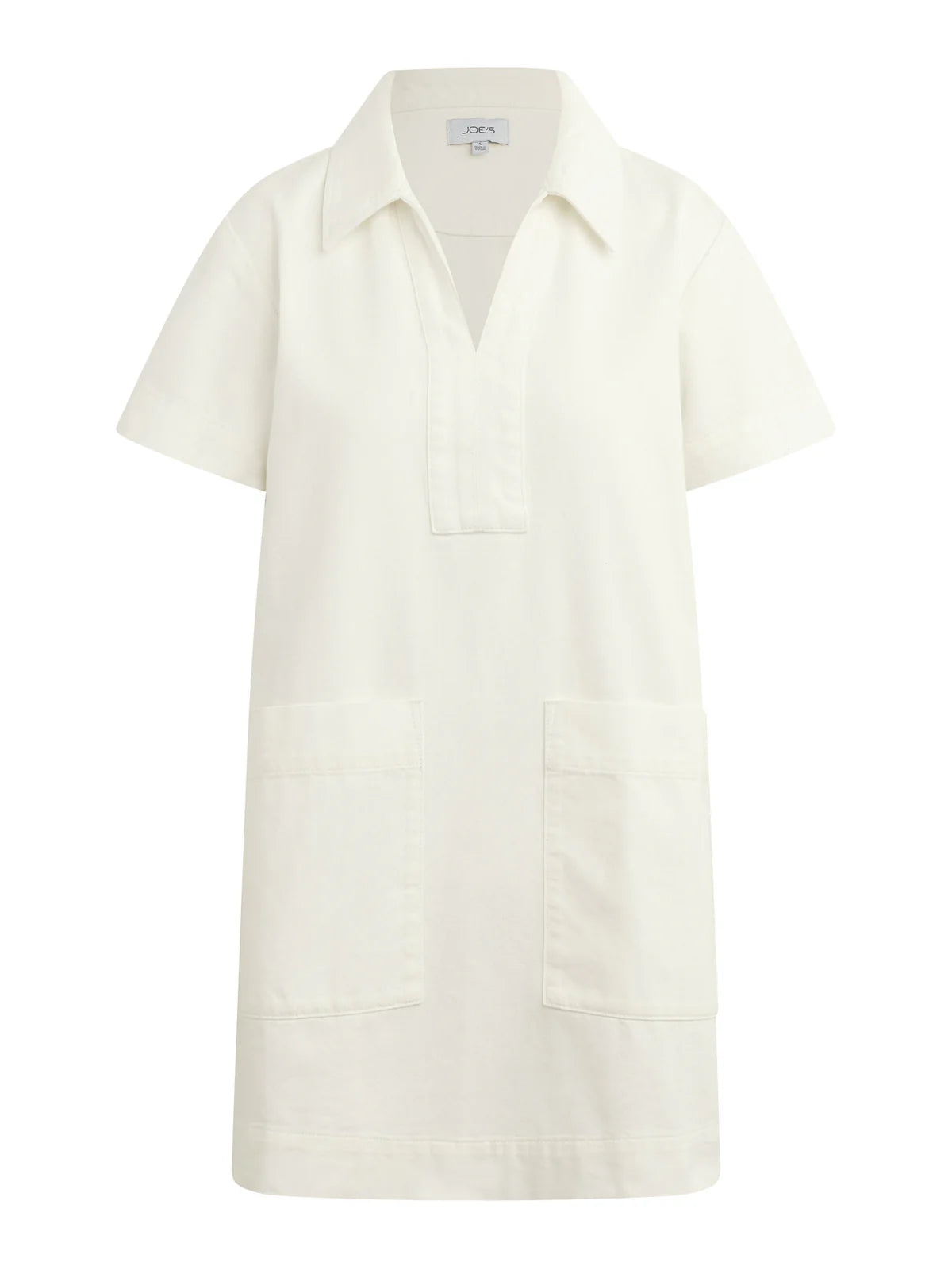 The Lillian Denim Dress in Milk