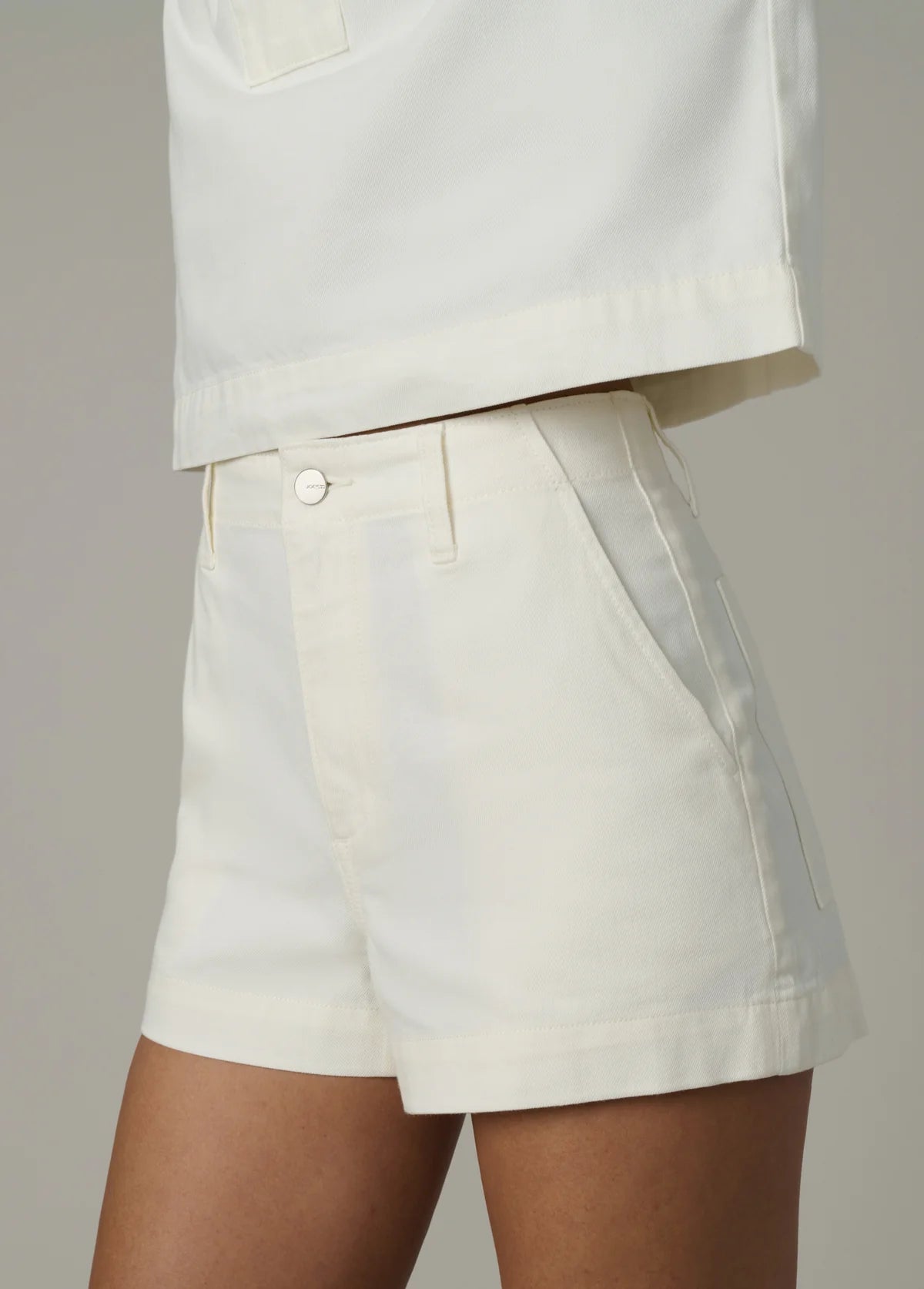 The Karter Trouser Short in Milk