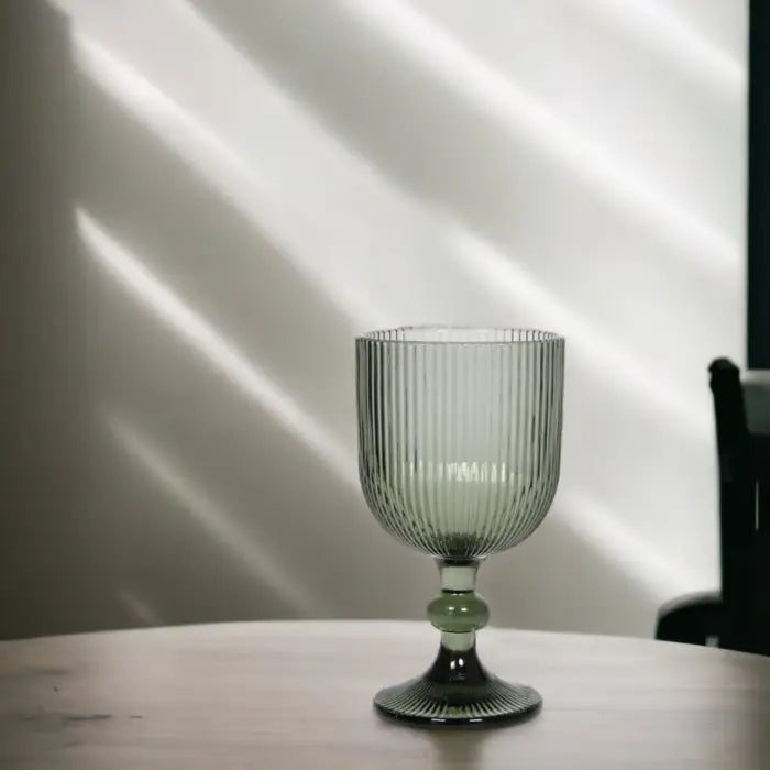Smoked Gray Wine Glass