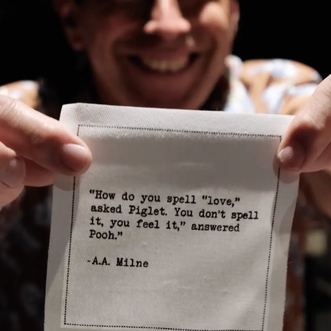 Love Quotes Cotton Cocktail Napkins