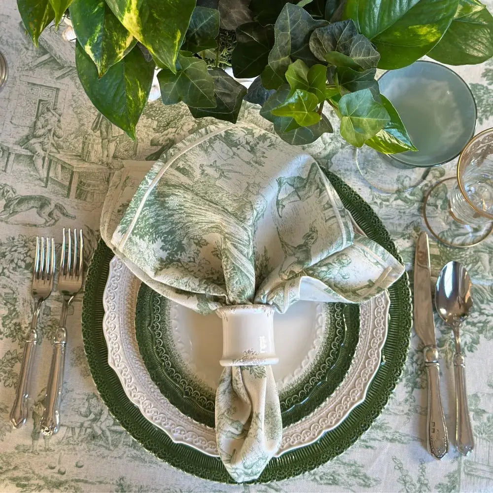 Montefalco Toile Cotton Napkin