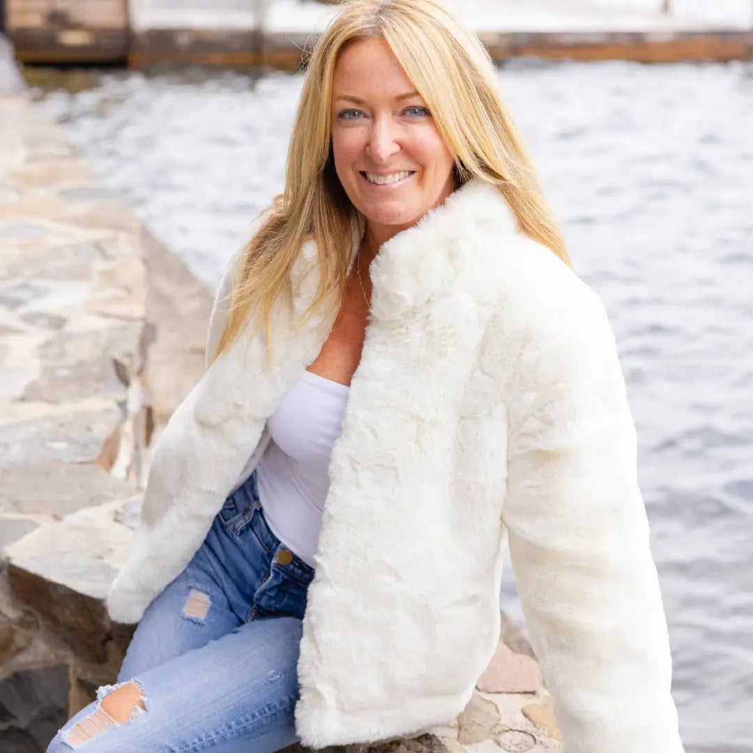 Reversible Faux Fur Bomber Jacket