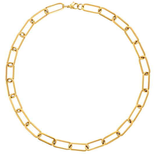 Carla Paper Clip Chain Necklace