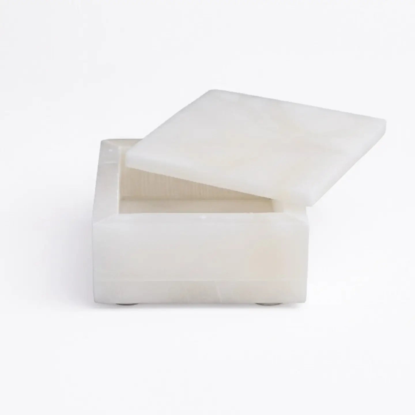 Small Alabaster Square Box