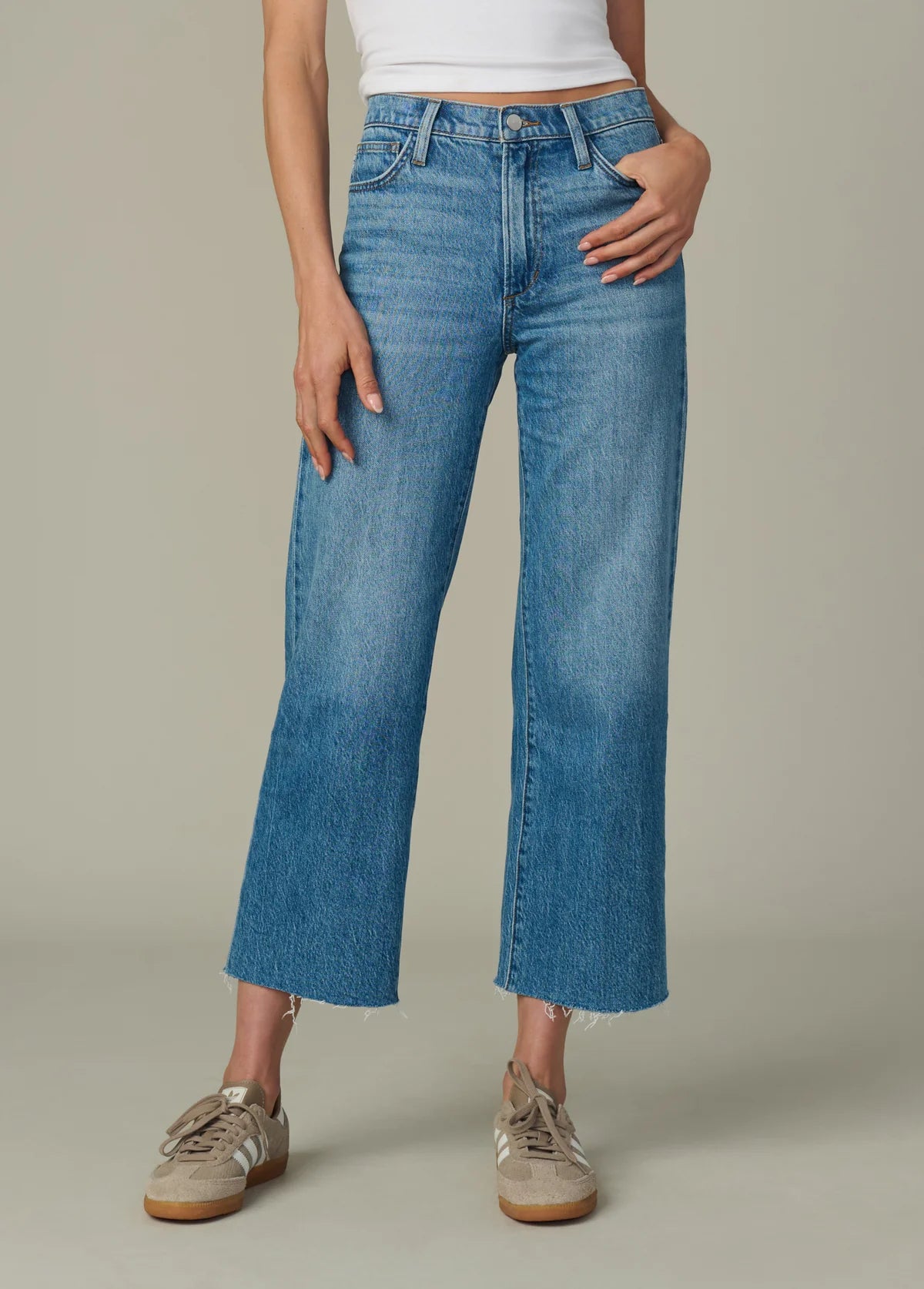 The Blake Cropped Wide Leg in Graceful