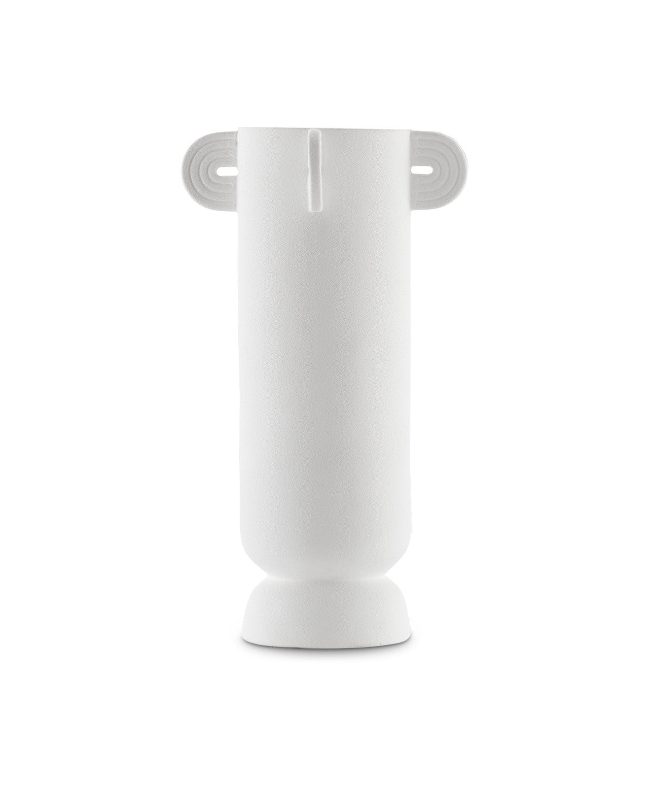 Happy 40 Tube White Vase