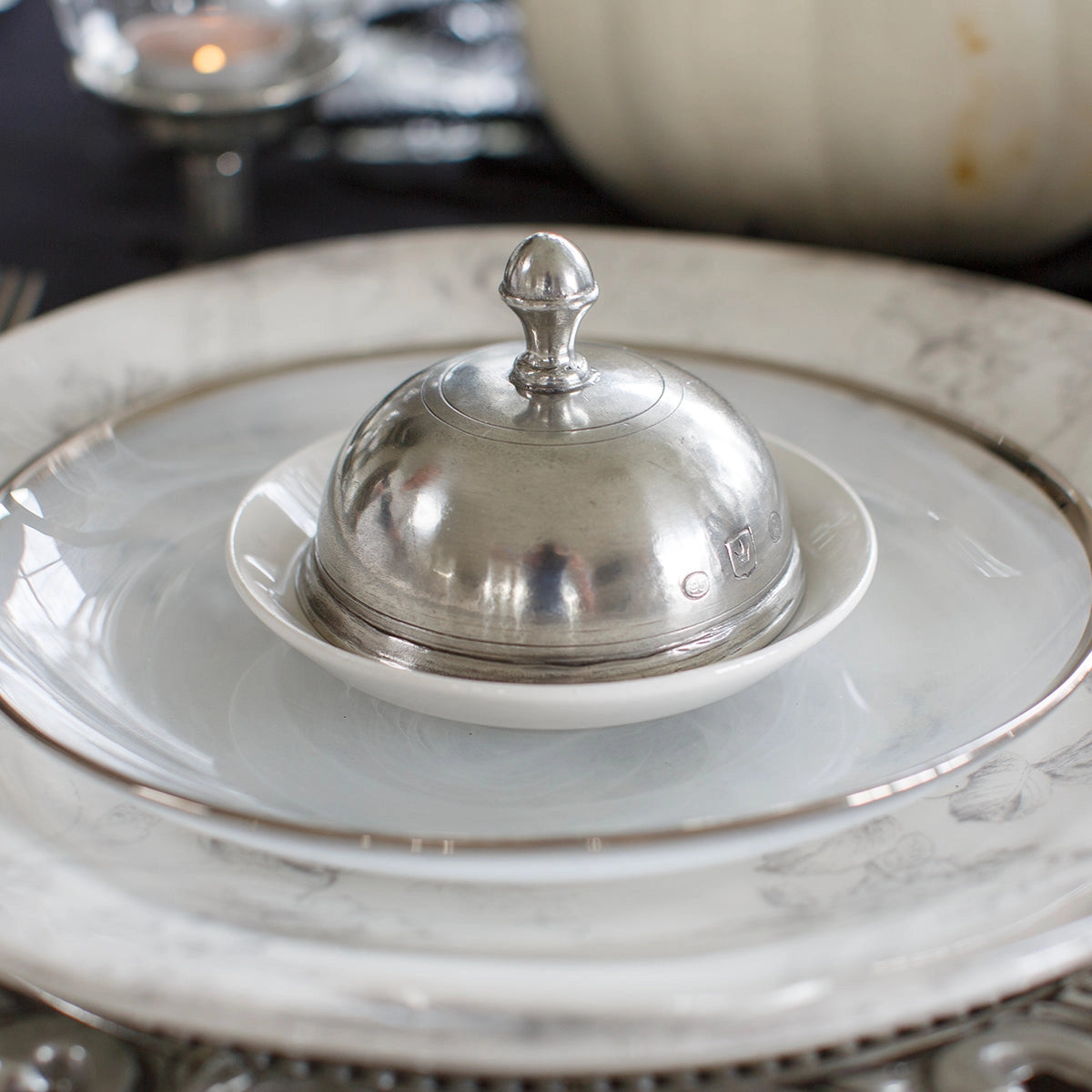 Tuscan Round Butter Dish