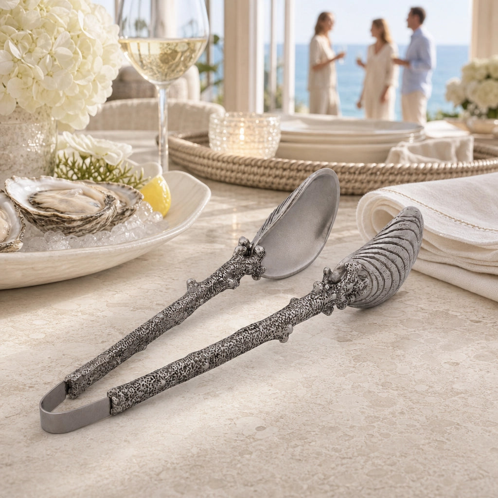 Pewter Oyster Tong