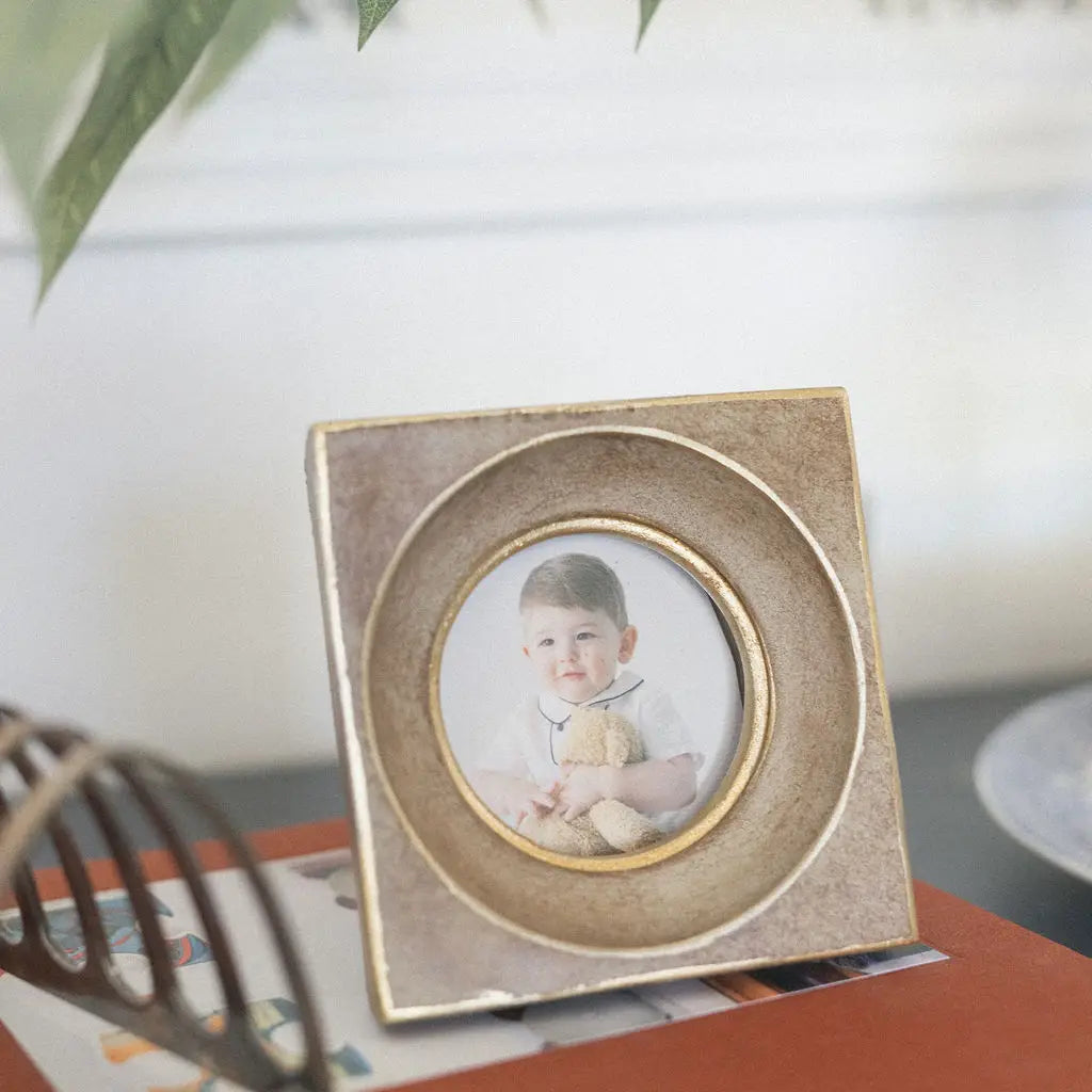 Small Square Circle Photo Frame