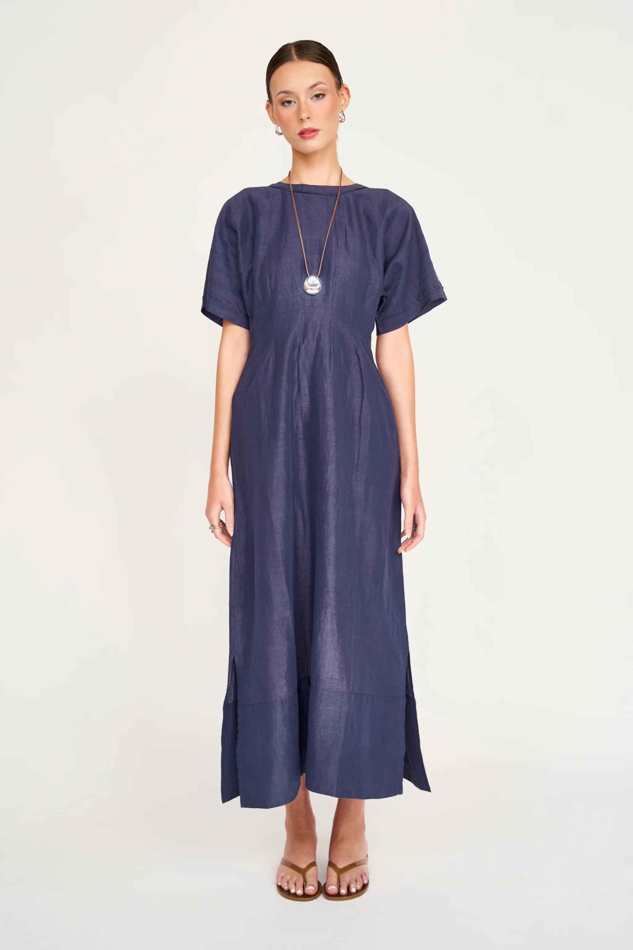 Wailea Dress in Blueberry