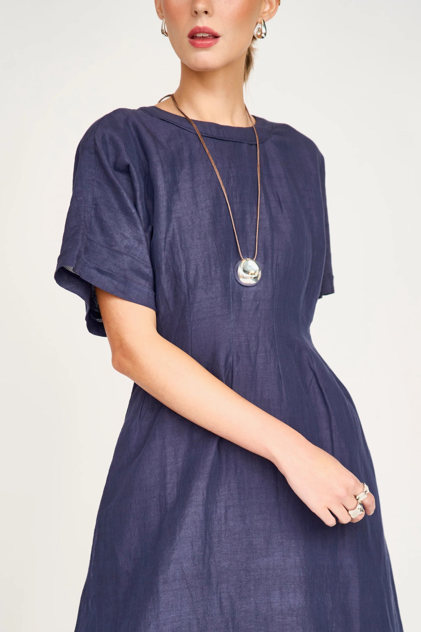 Wailea Dress in Blueberry
