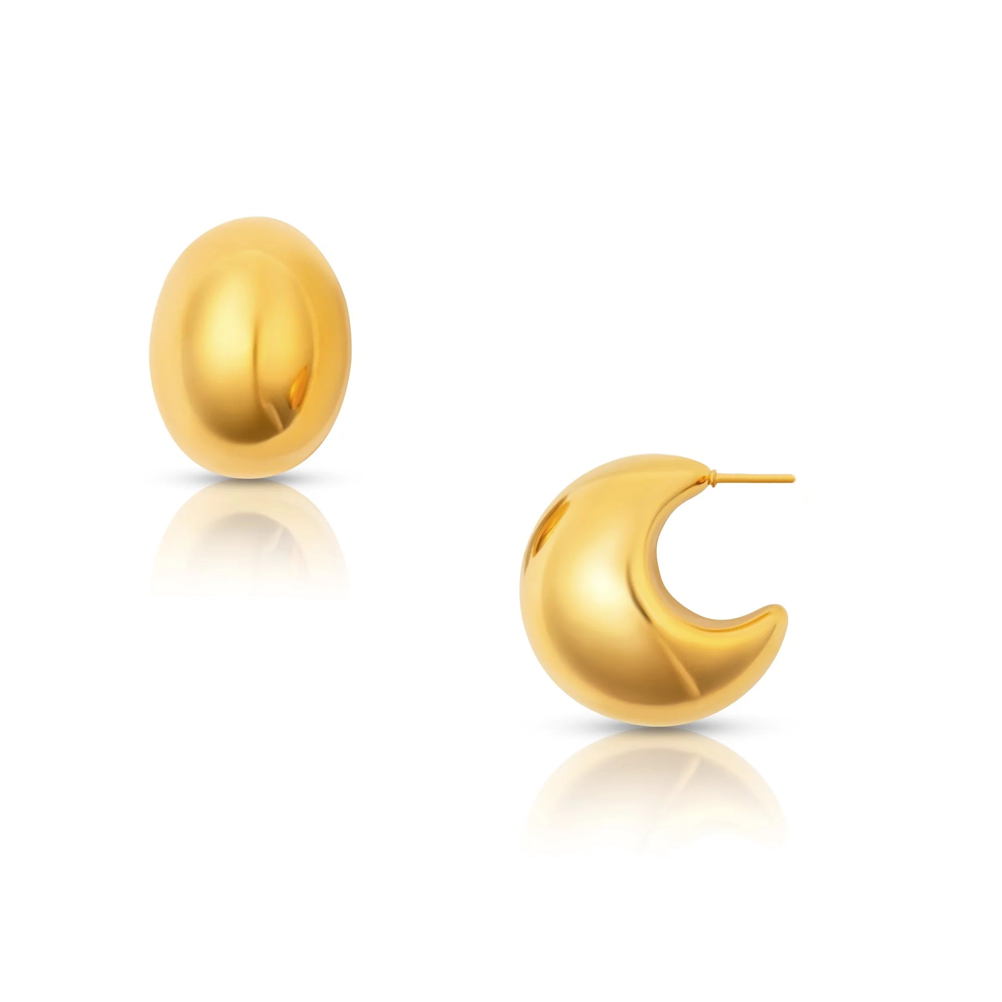 Kane Dome Drop Earrings
