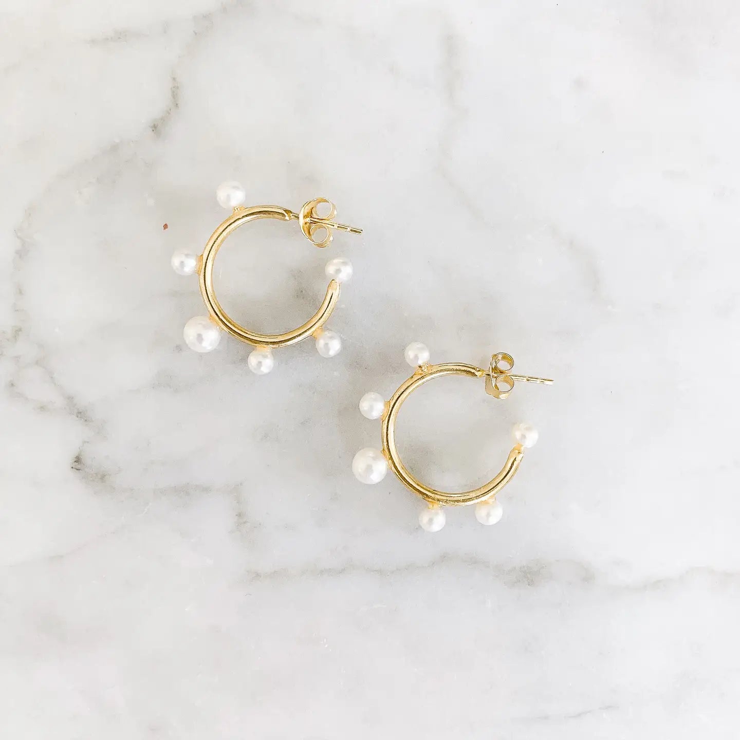 Pearl Hoops