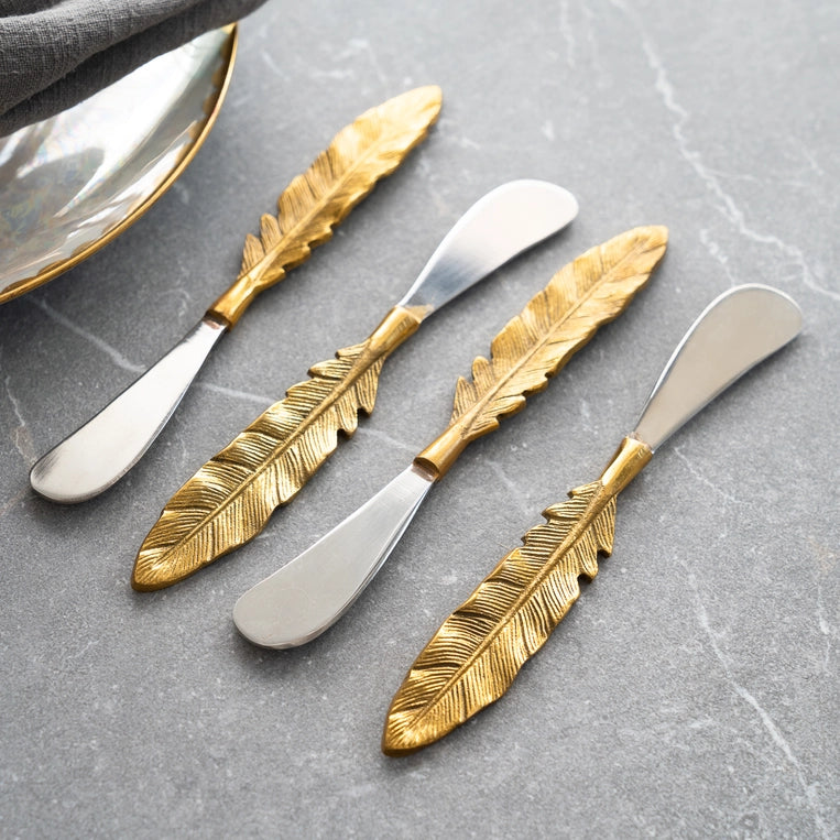 Feather Handle Spreaders, Set of 4