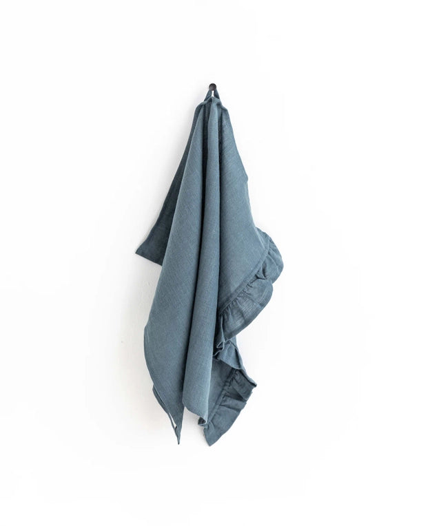 Ruffle Trim Tea towels in various colors