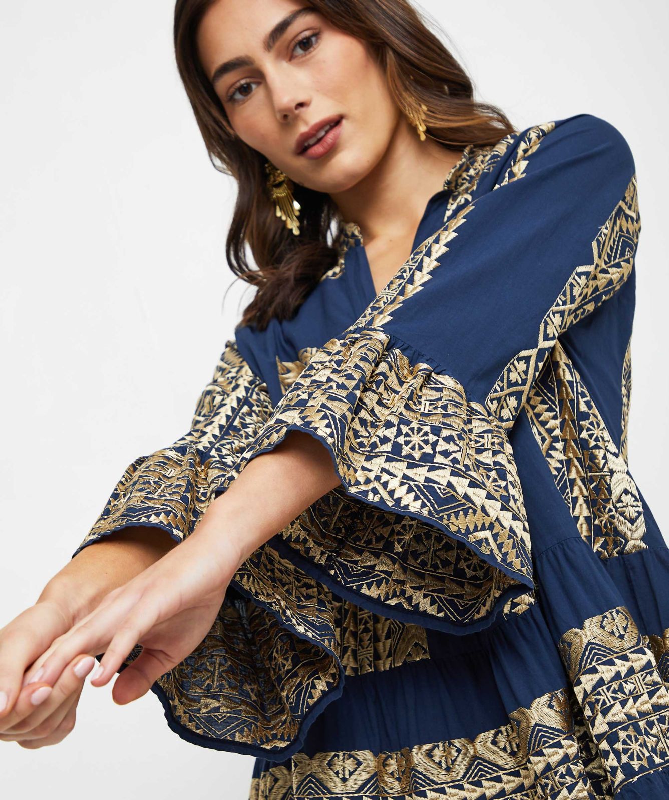 Classic Triangle Chemisier Dress