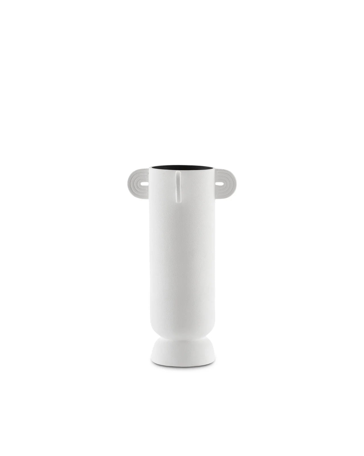Happy 40 Tube White Vase