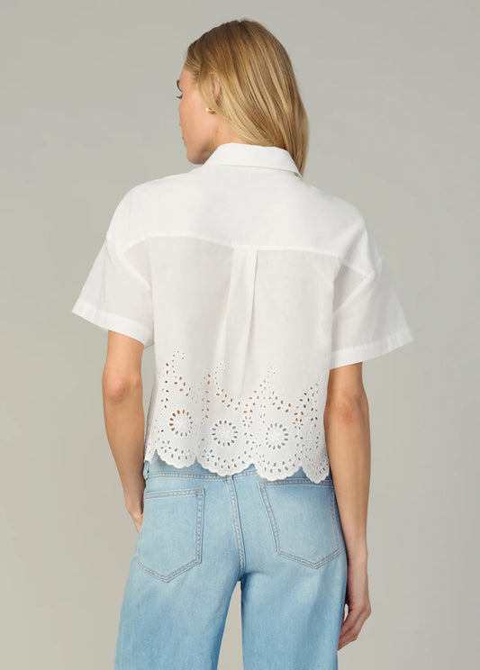 The Eyelet Short Sleeve Shirt