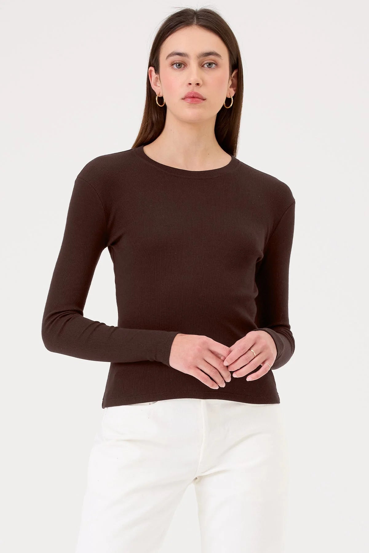 Lina Top in Coffee
