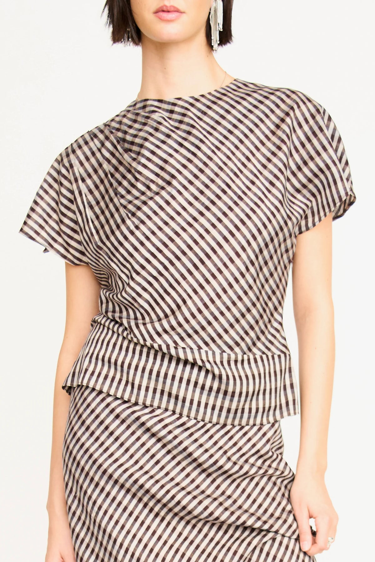 Marais Silk Top in Shadowline