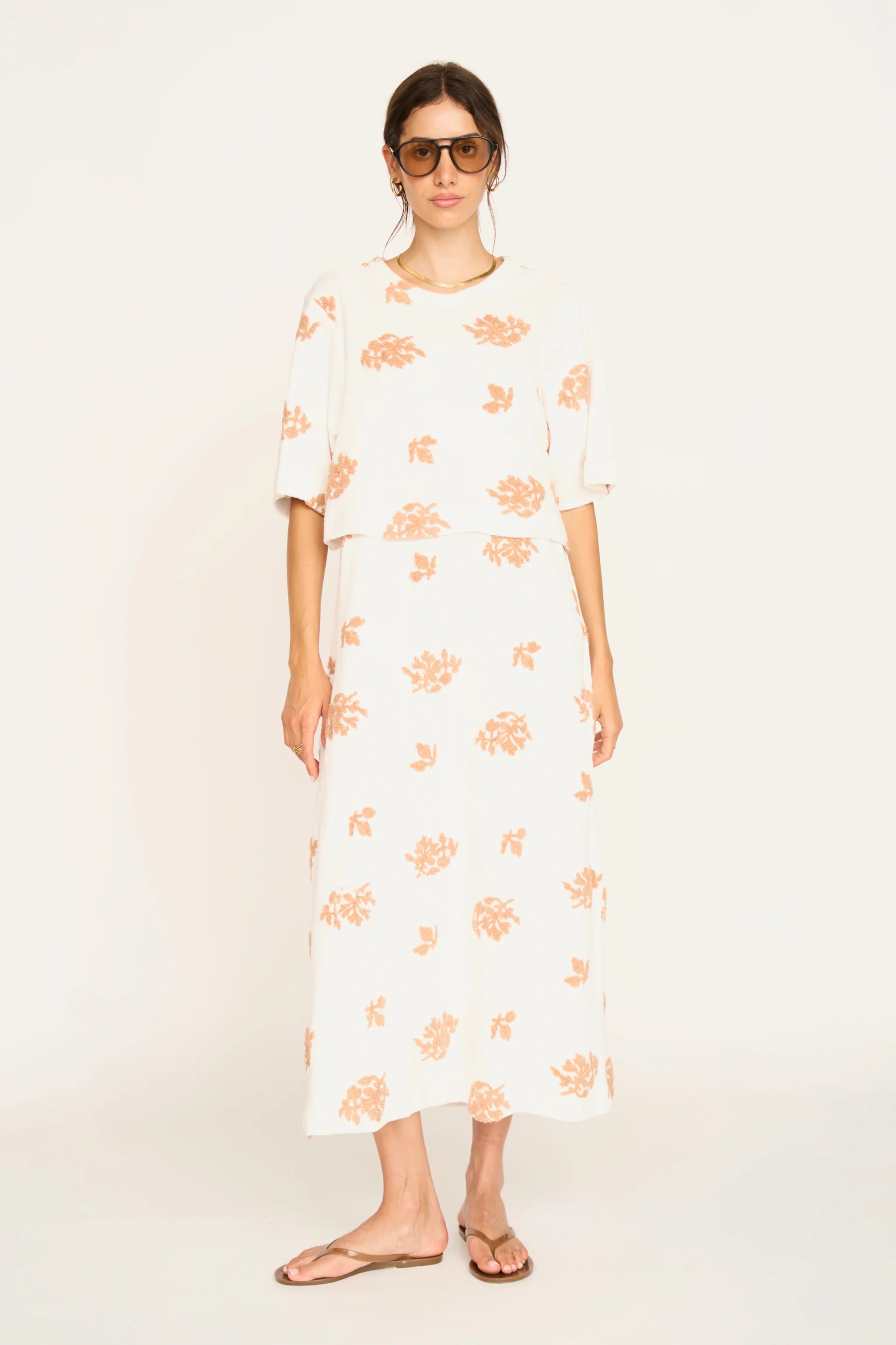 Brisbane Terry Dress in Mesa Fig