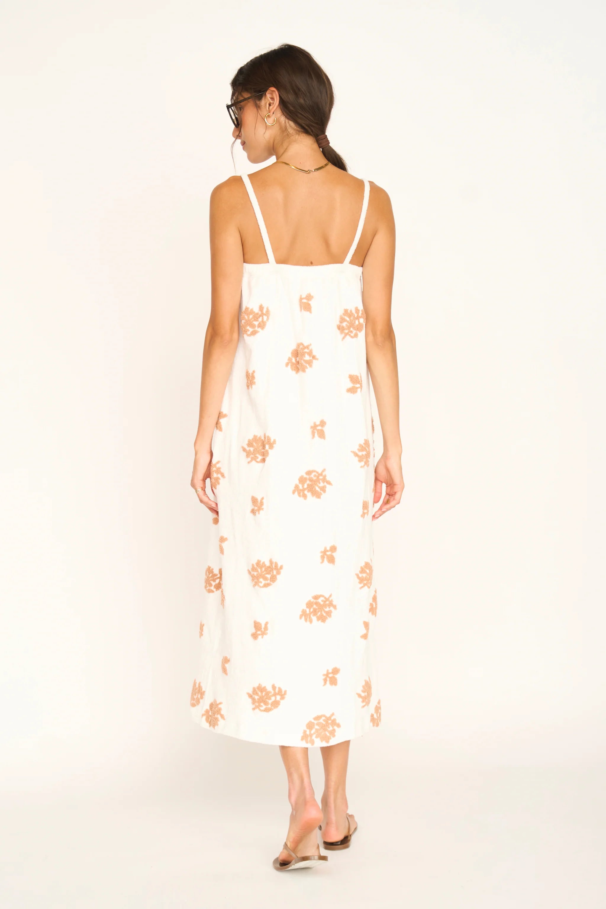 Brisbane Terry Dress in Mesa Fig