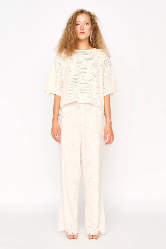 Lokaro Pointelle Top