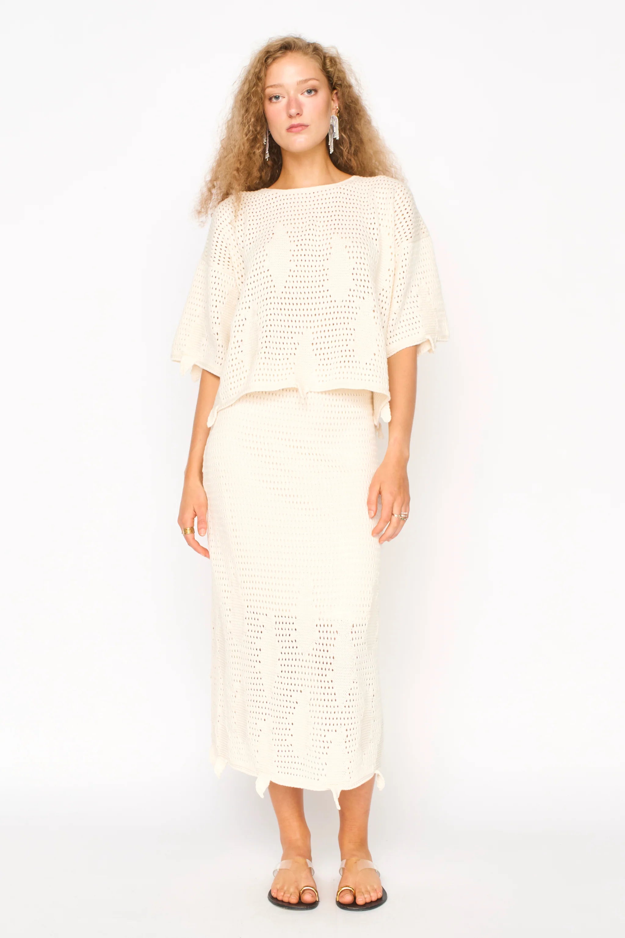 Lokaro Pointelle Top