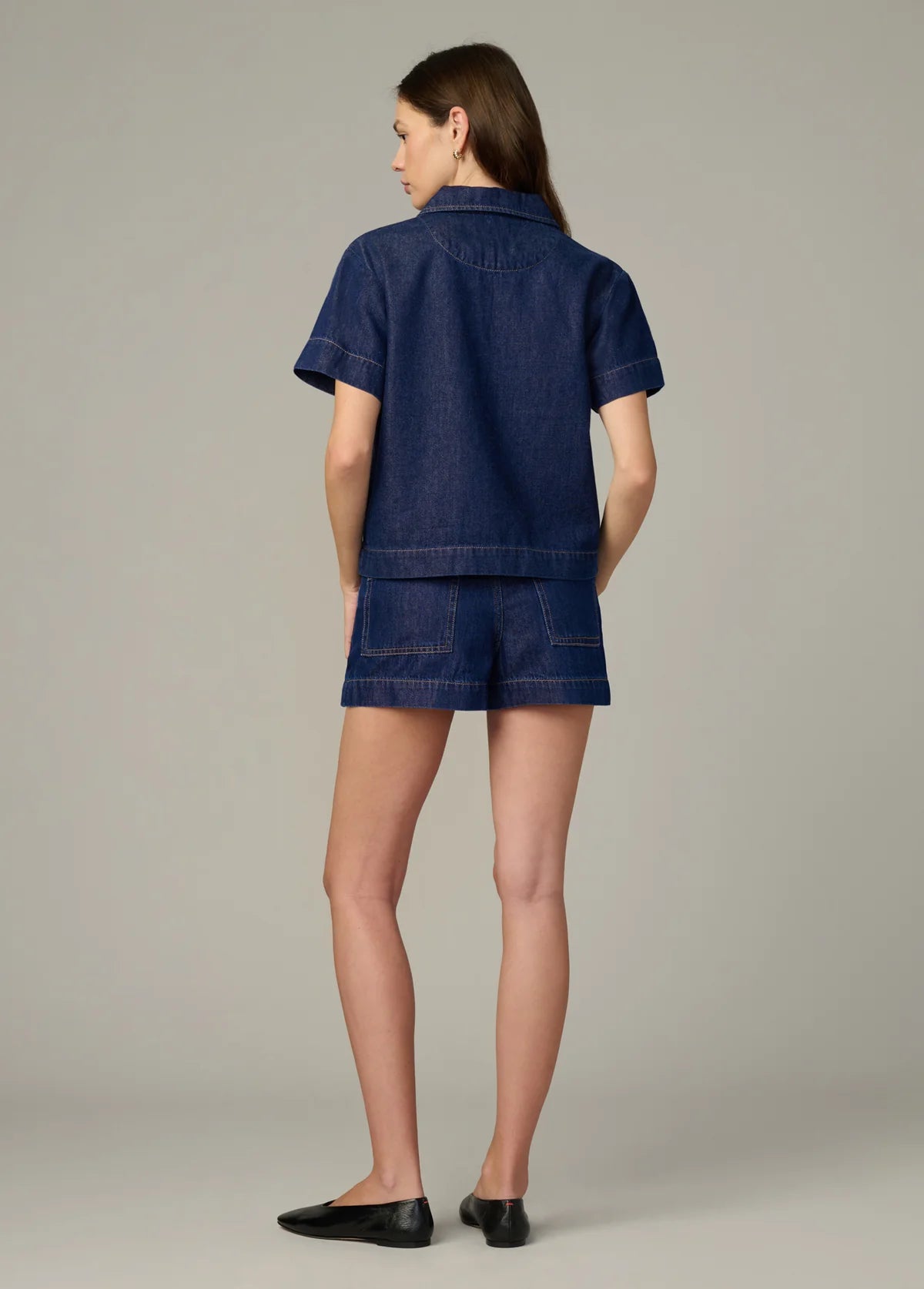 The Lillian Denim Popover Shirt