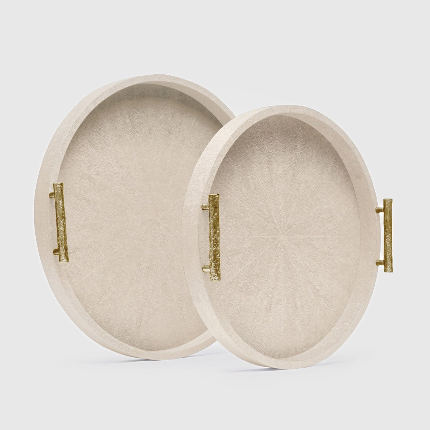 Doris Shagreen Round Tray