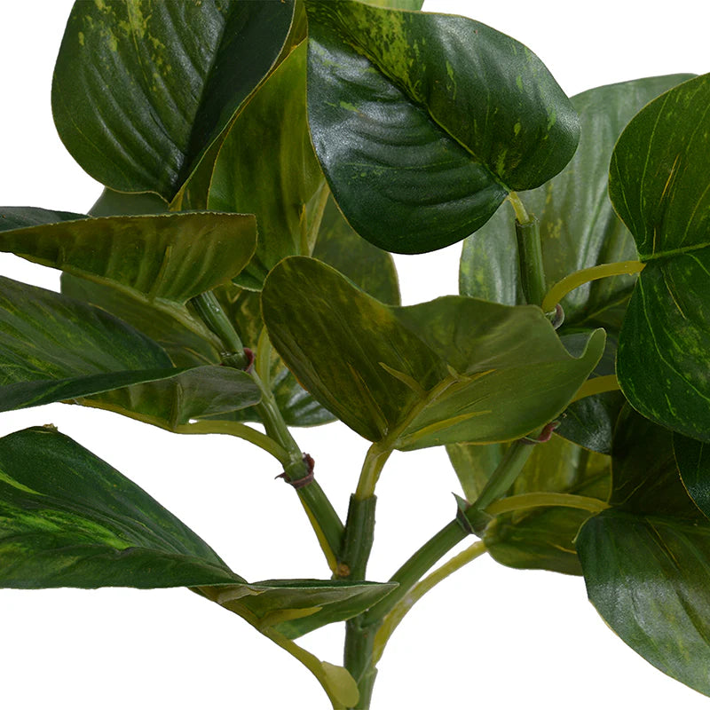 Faux Pothos Leaf Spray