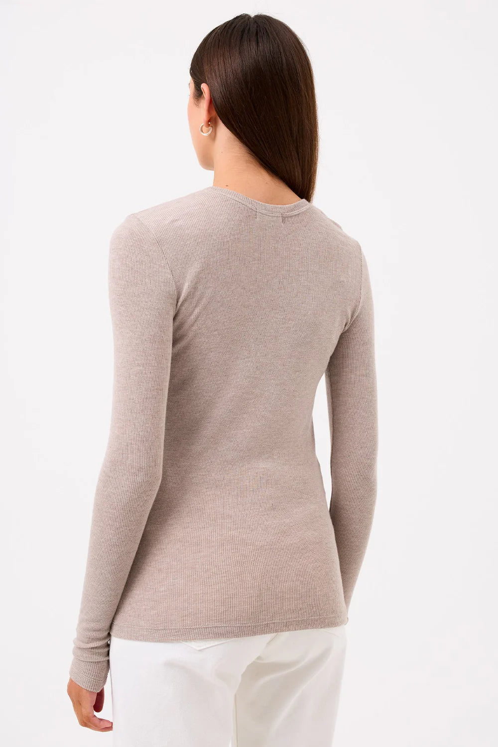 Ribbed Long Sleeve Tee