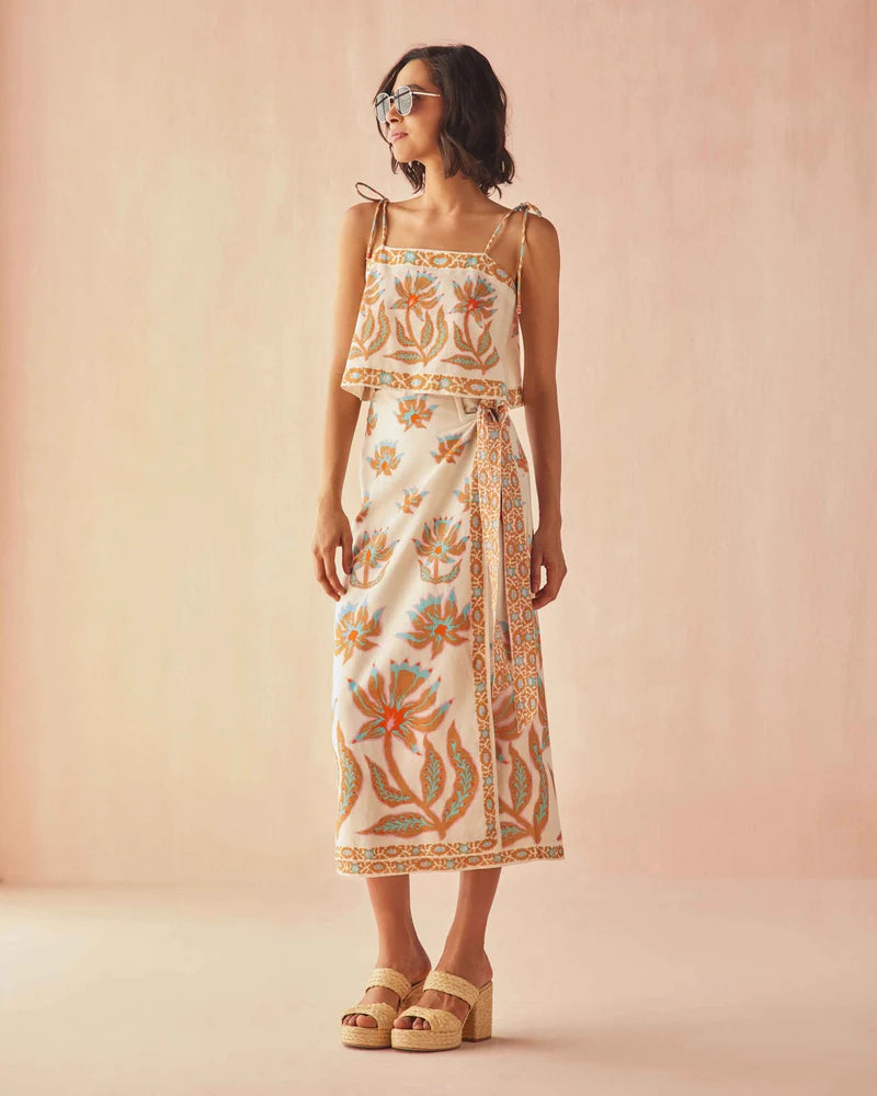 Sammi Skirt in Adya Guava