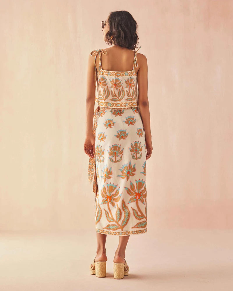 Sammi Skirt in Adya Guava