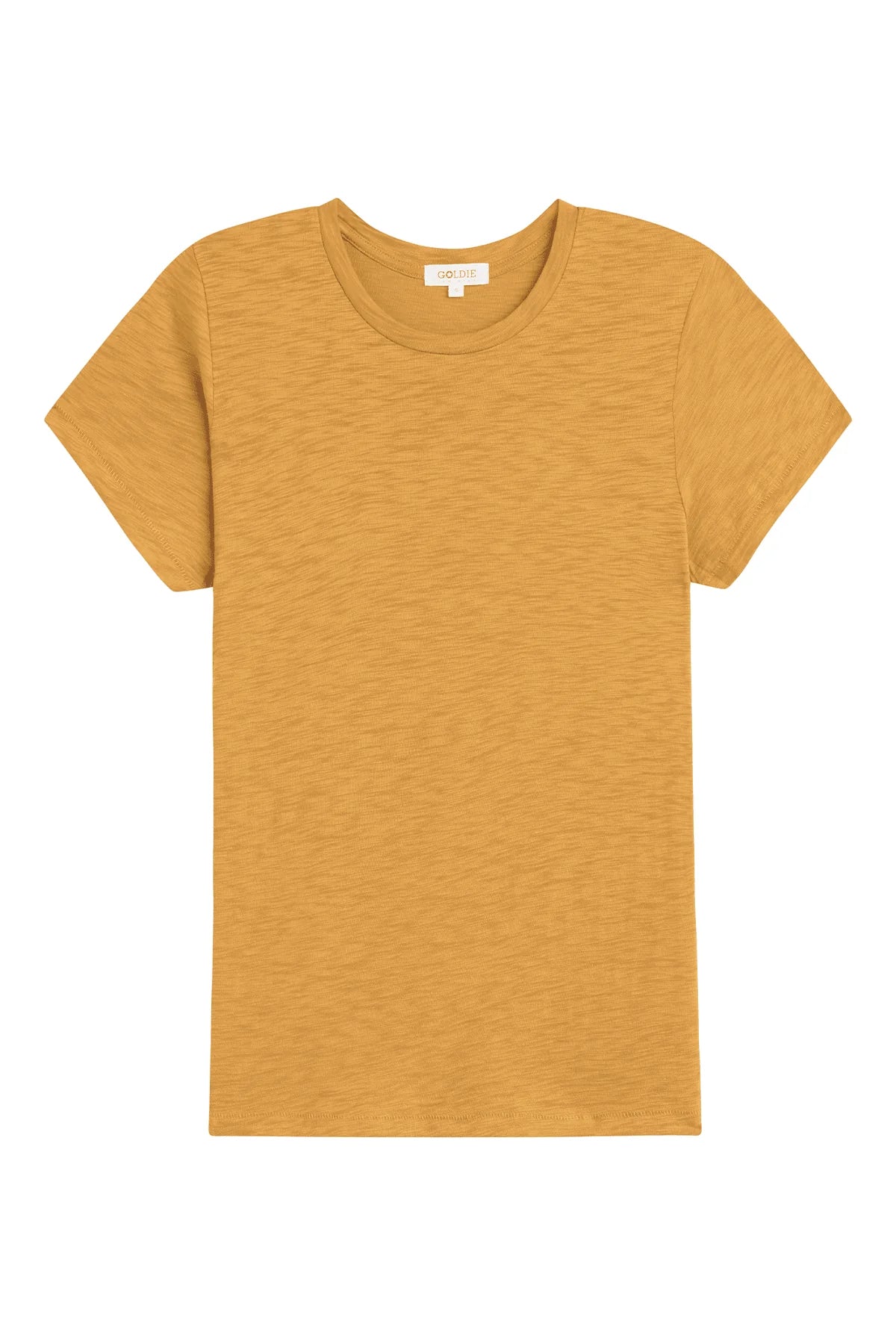 Signature Slub Boy Tee In Ochre