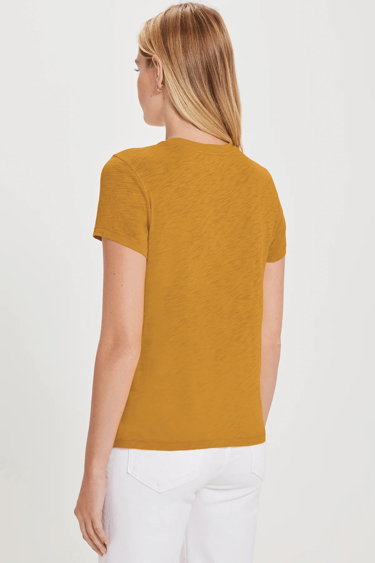 Signature Slub Boy Tee In Ochre