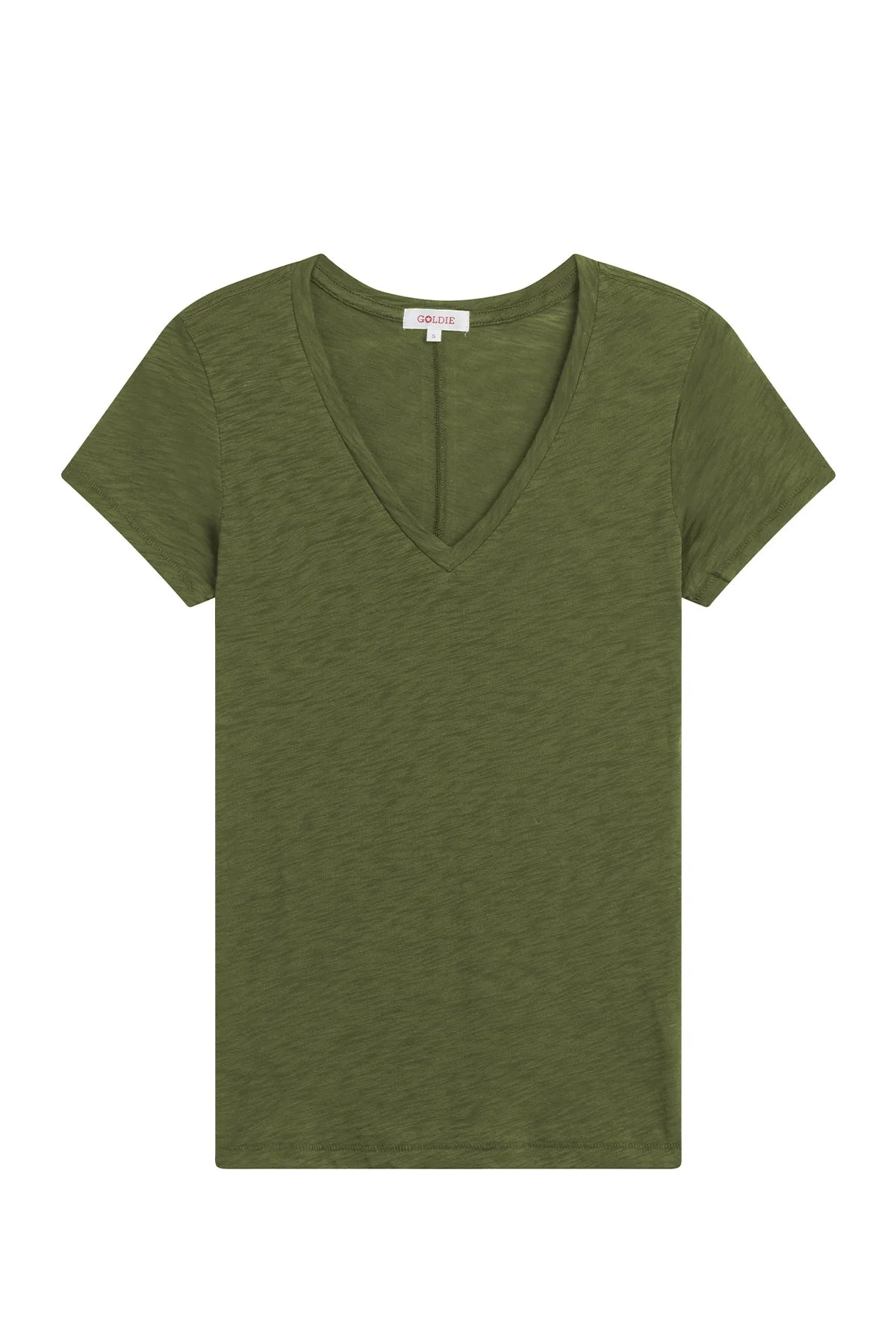 Signature Slub V Neck Tee