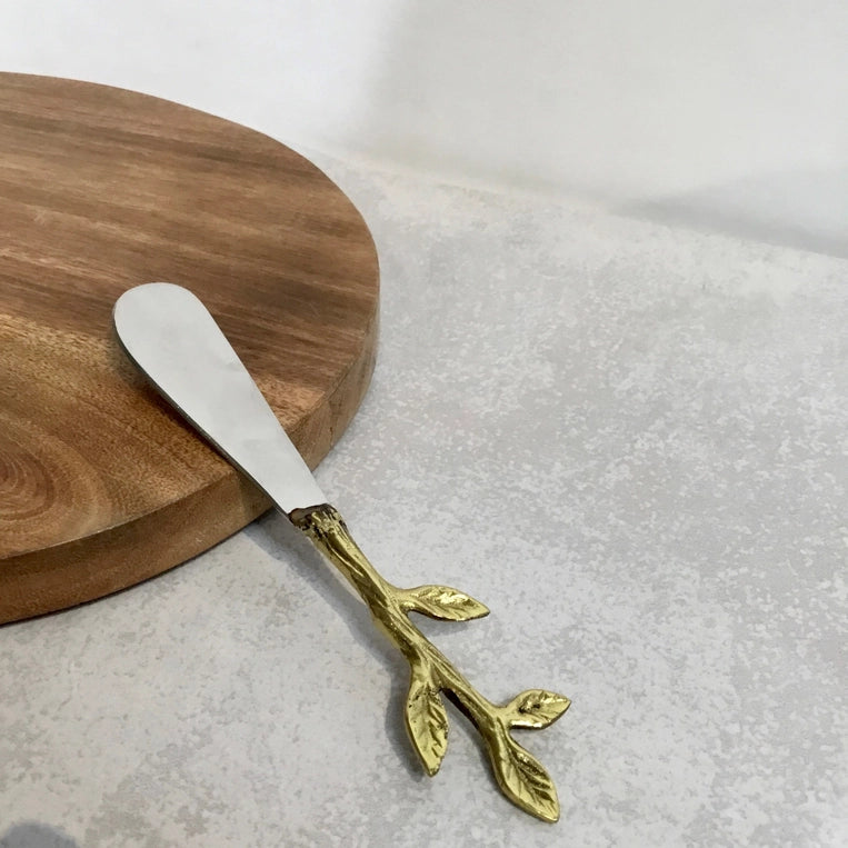 Gold Leaf Bud Handle Spreaders