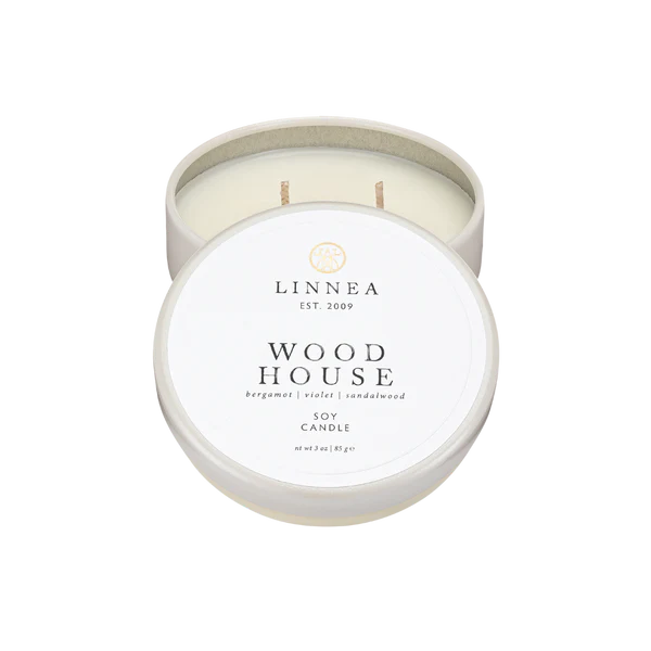 Wood House 2 Wick Candle