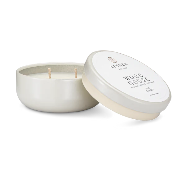 Wood House 2 Wick Candle