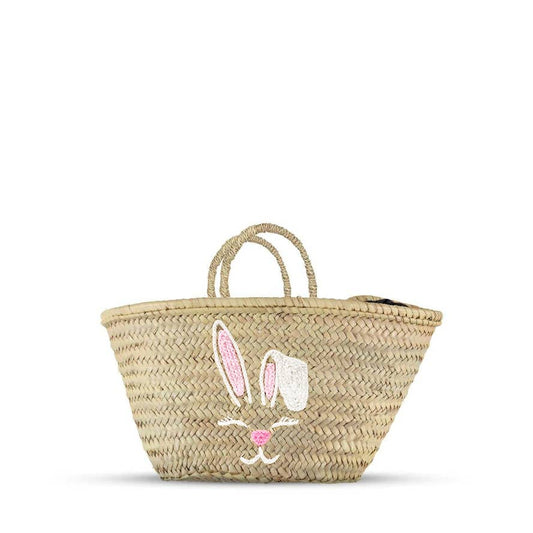 Easter Basket - Violet Doe Small Straw bag