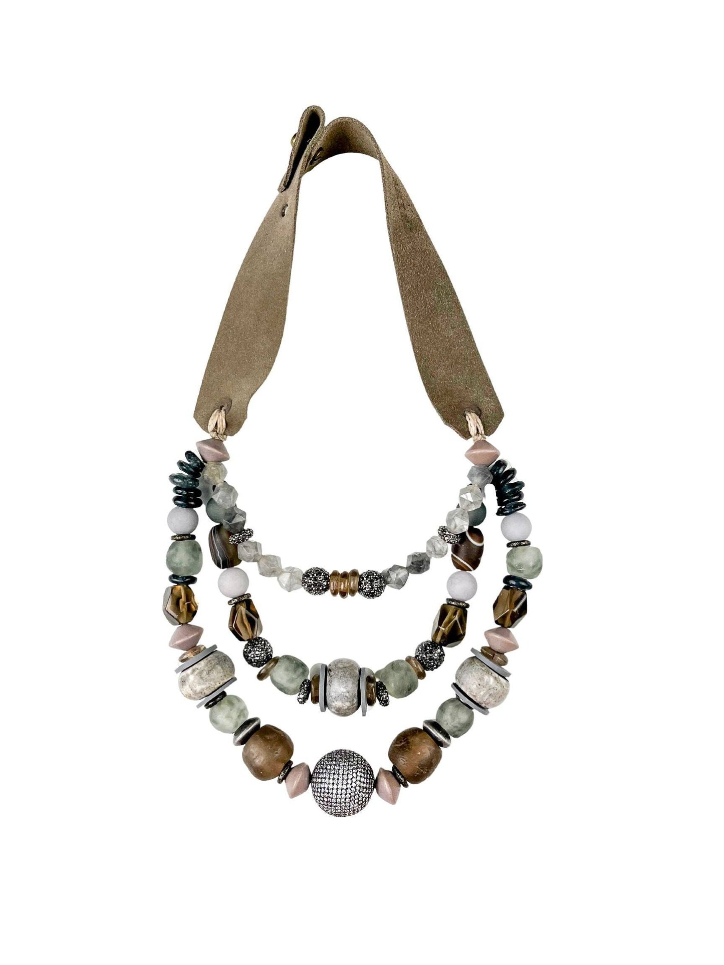 Layered Classic Necklace | Slate