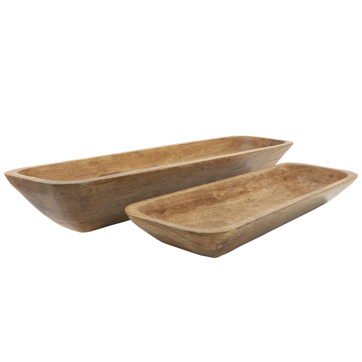 Rectangular Wooden Dough Bowl