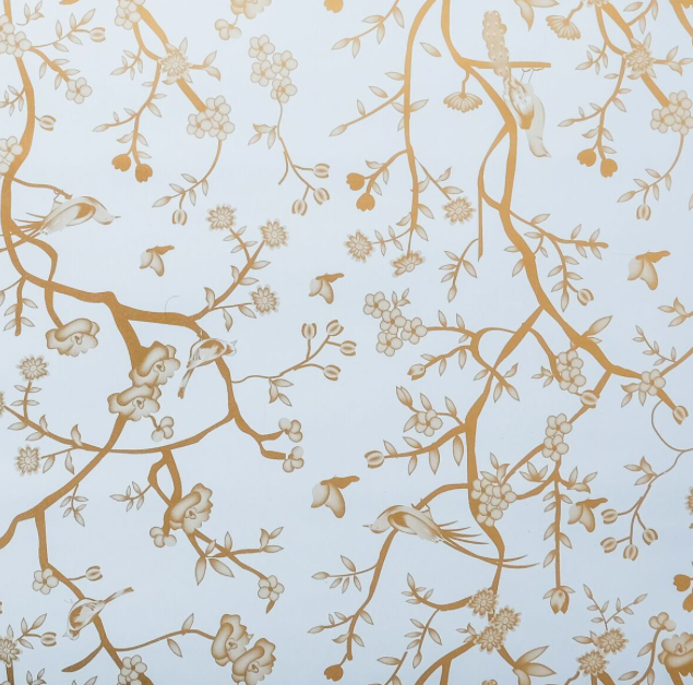 Gold Chinoiserie Gift Wrap