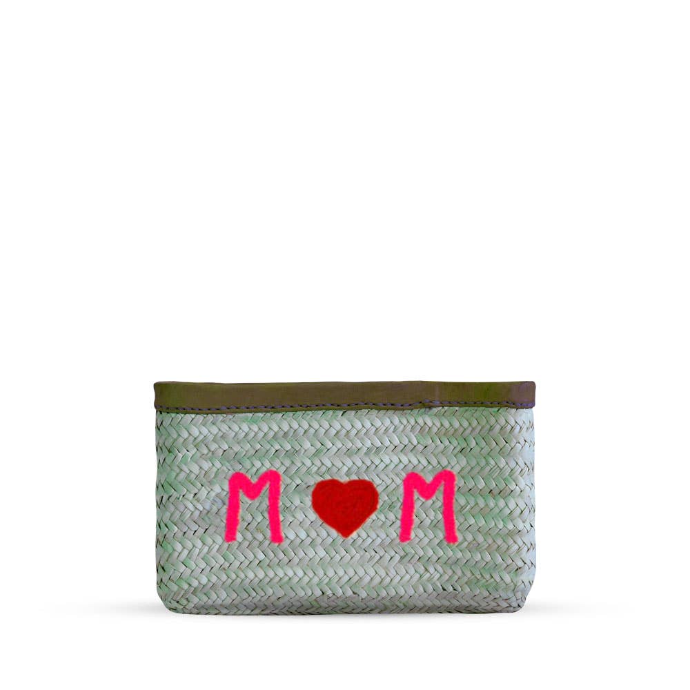 Mom Straw Clutch